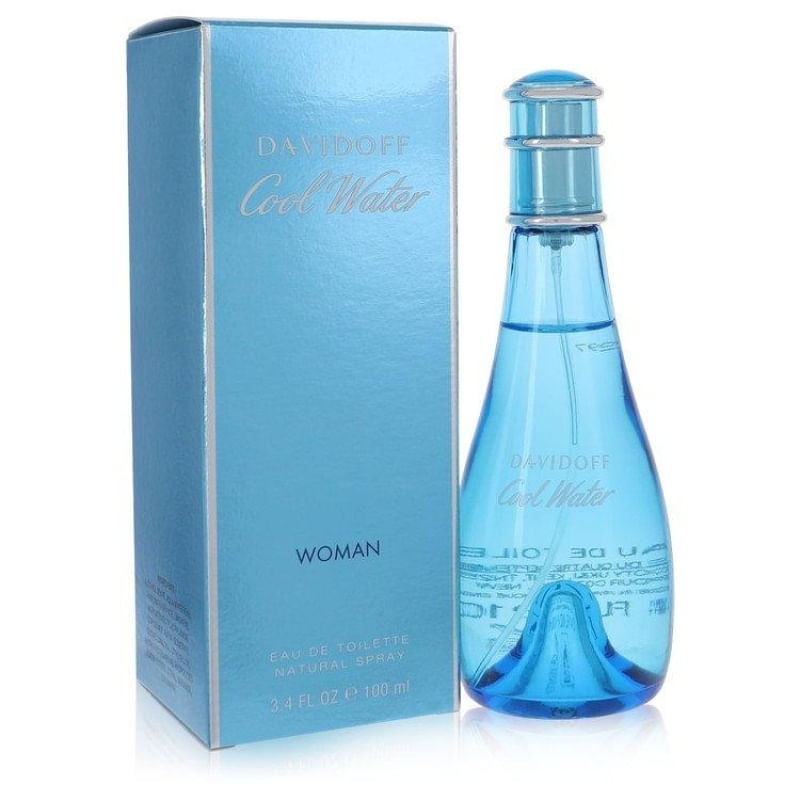 Perfume Feminino Cool Water Davidoff 100 Ml Eau De Toilette