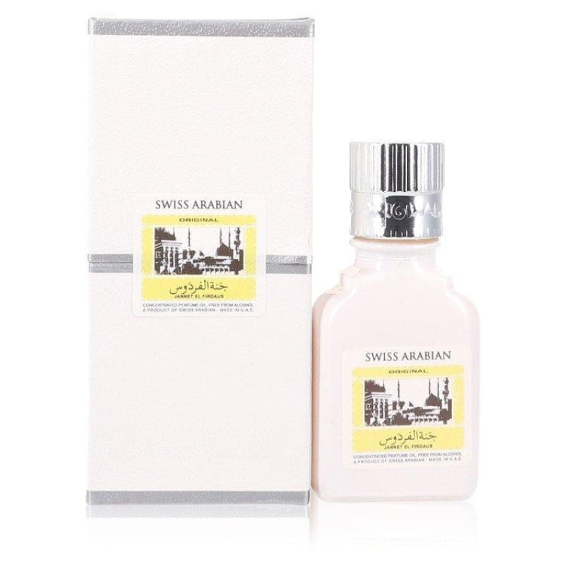 Perfume  Masculino Jannet El Firdaus Swiss Arabian 08 Ml Óleo Corporal Perfumado Concentrado - Sem Álcool