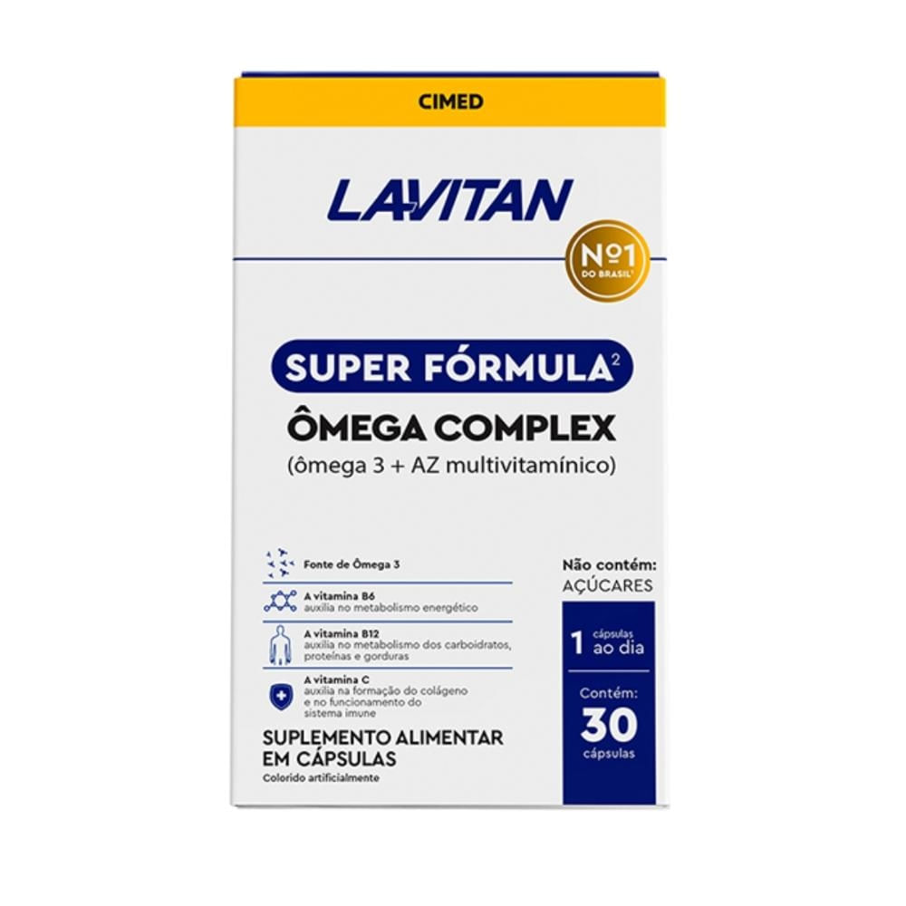 Lavitan Super Fórmula Ômega Complex 30 cps