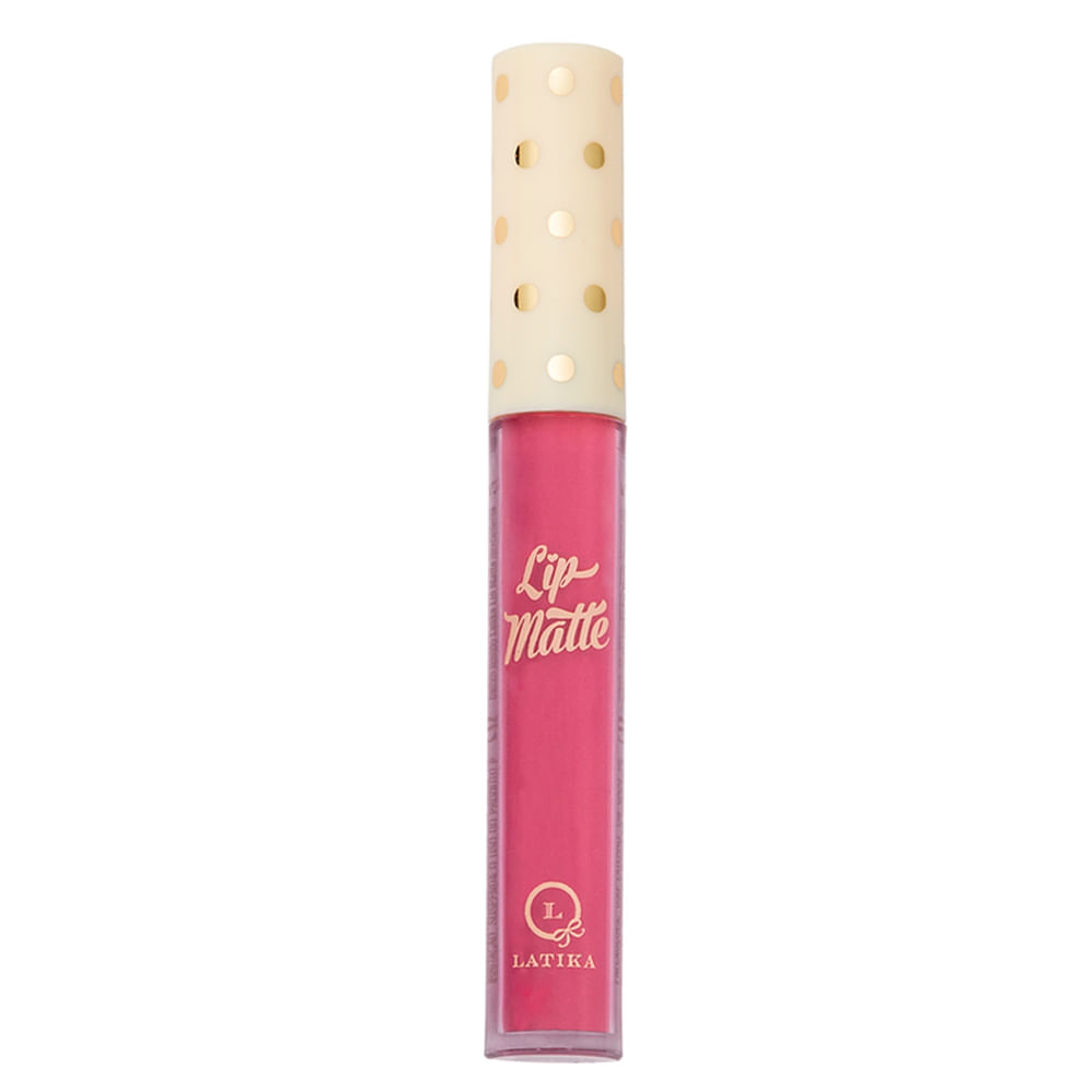 Batom Líquido Latika Lip Matte 4ml — Nº 6 Rosa
