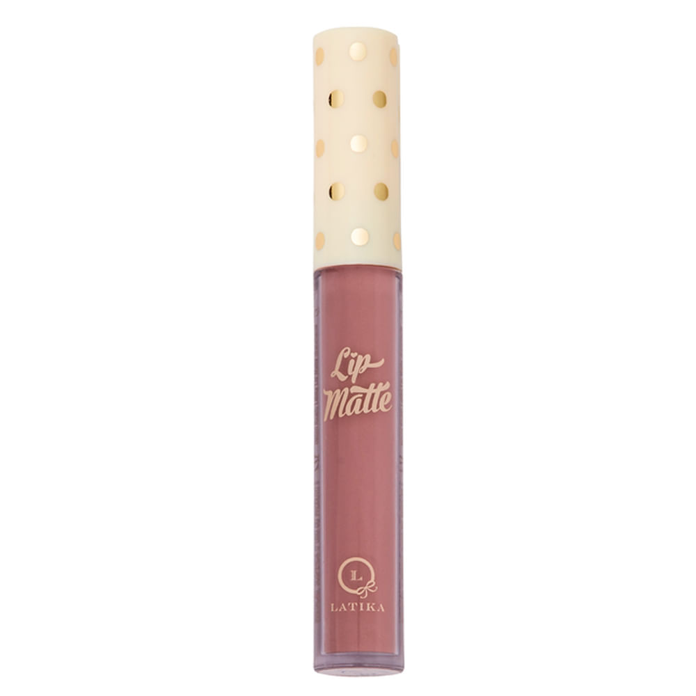 Batom Líquido Latika Lip Matte 4ml — Nº 39 Nude