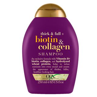 OGX Biotin & Collagen - Shampoo Volumizador - 250ml Menor preço em OGX Biotin & Collagen - Shampoo Volumizador - 250ml