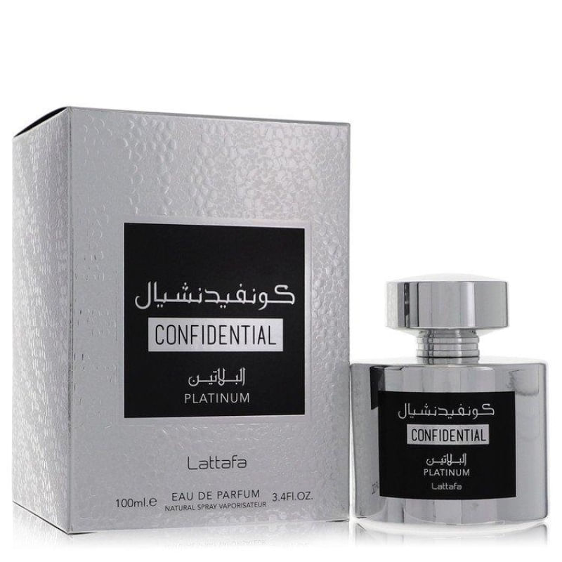 Perfume  Masculino Lattafa Confidential Platinum   100 Ml Eau De Parfum