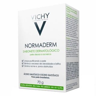 Sabonete Dermatológico Facial Vichy - Normaderm - 70g Menor preço em Sabonete Dermatológico Facial Vichy - Normaderm - 70g