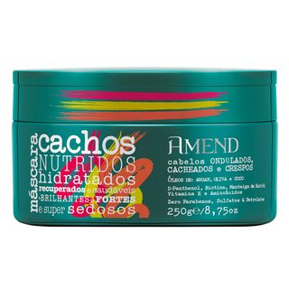 Amend Cachos - Máscara Capilar - 250g Menor preço em Amend Cachos - Máscara Capilar - 250g