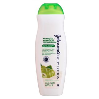 Loção Corporal Deo-Hidratante Johnson's - Nutrição Uva - 400ml Menor preço em Loção Corporal Deo-Hidratante Johnson's - Nutrição Uva - 400ml
