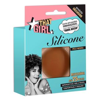 That Girl Silicone Pele Negra - Protetor Auto-Adesivo para os Seios - 1 Par Menor preço em That Girl Silicone Pele Negra - Protetor Auto-Adesivo para os Seios - 1 Par