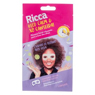 Menor preço em Máscara para Área dos Olhos  Ricca - Keep Calm and Xô Canseira! - 1 Un