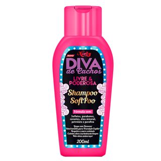 Niely Diva de Cachos - Shampoo Soft Poo - 200ml Menor preço em Niely Diva de Cachos - Shampoo Soft Poo - 200ml