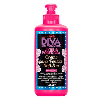Niely Diva de Cachos - Creme para Pentear Soft Poo - 250ml Menor preço em Niely Diva de Cachos - Creme para Pentear Soft Poo - 250ml