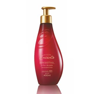 Loção Corporal Avon Encanto Irresistível Hidratante 48h 400ml Menor preço em Loção Corporal Avon Encanto Irresistível Hidratante 48h 400ml