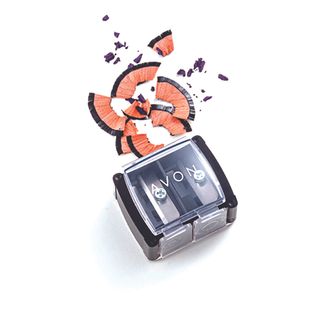 Apontador Duplo para Lápis de Olho e Boca Menor preço em Apontador Duplo para Lápis de Olho e Boca