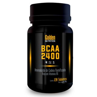 BCAA 2400 Golden Nutrition Intlab - Aminoácido de Cadeia Ramificada - 120 Cáps Menor preço em BCAA 2400 Golden Nutrition Intlab - Aminoácido de Cadeia Ramificada - 120 Cáps