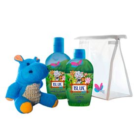 Kit-Delikad-Kids-Safari-Hyppo-Blue---Colonia---Sabonete-Liquido