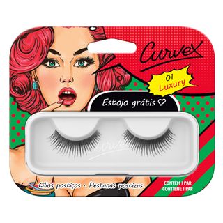 Cílios Postiços Merheje - Curvex Luxury 01 - Pack Unitário Menor preço em Cílios Postiços Merheje - Curvex Luxury 01 - Pack Unitário