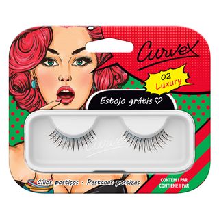 Cílios Postiços Merheje - Curvex Luxury 02 - Pack Unitário Menor preço em Cílios Postiços Merheje - Curvex Luxury 02 - Pack Unitário