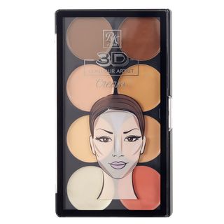 Paleta de Contorno Cremosa Rk By Kiss - 3D Contour Artist Cream - Light Menor preço em Paleta de Contorno Cremosa Rk By Kiss - 3D Contour Artist Cream - Light