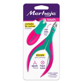 merheje-touch-verde-e-pink-kit-alicate-cortador