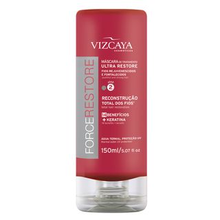 Vizcaya Force Restore - Máscara de Tratamento - 150ml Menor preço em Vizcaya Force Restore - Máscara de Tratamento - 150ml
