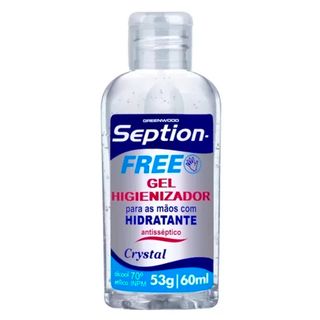 Gel Higienizador Para Mãos Seption Free- Crystal Menor preço em Gel Higienizador Para Mãos Seption Free- Crystal