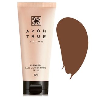 Base Líquida Matte FPS 15 True Color 30ml - Canela Escuro Menor preço em Base Líquida Matte FPS 15 True Color 30ml - Canela Escuro