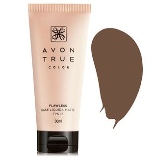 Base Líquida Matte FPS 15 True Color 30ml - Marrom Escuro Menor preço em Base Líquida Matte FPS 15 True Color 30ml - Marrom Escuro