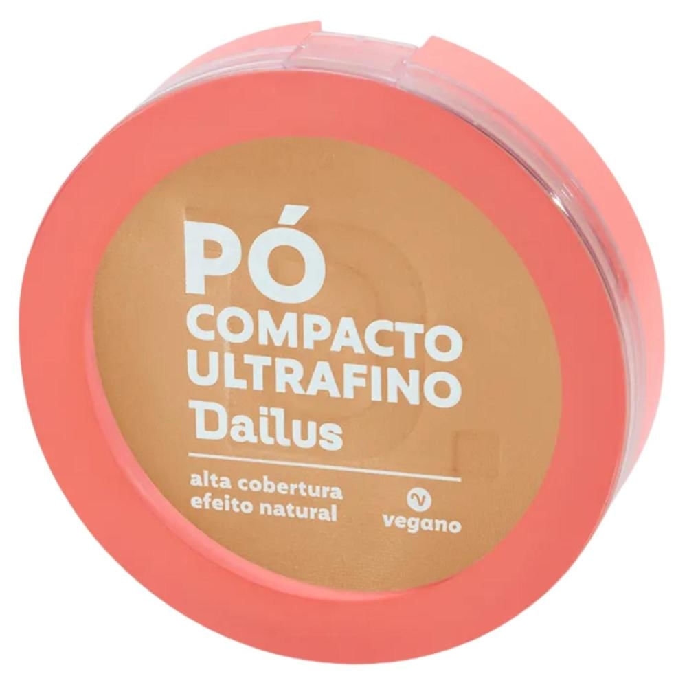Pó Compacto Dailus Ultrafino D6 Médio Castanho Mel