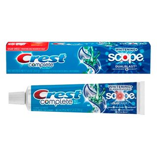 Creme Dental Crest - Complete Dualblast Mint - 164g Menor preço em Creme Dental Crest - Complete Dualblast Mint - 164g