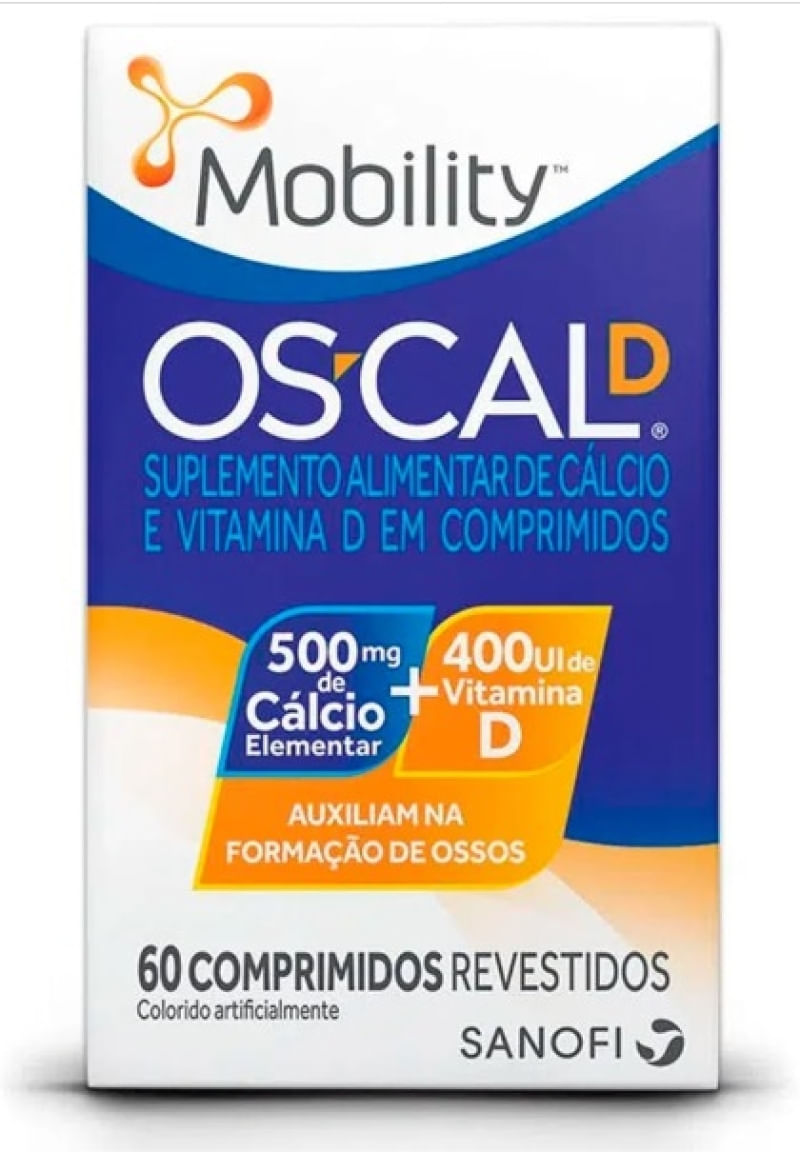 Suplemento Alimentar Os-Cal D 500Mg 60Cpr