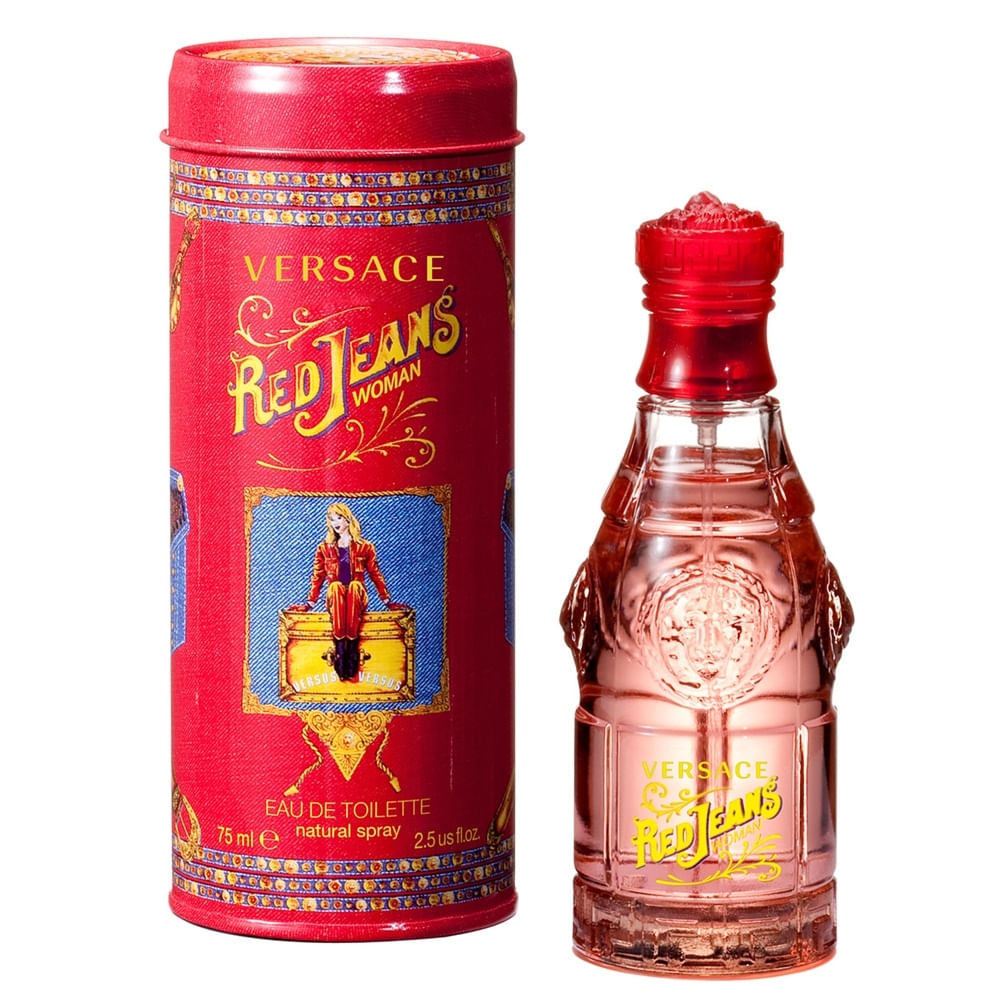 Perfume Versace Red Jeans Eau De Toilette 75Ml