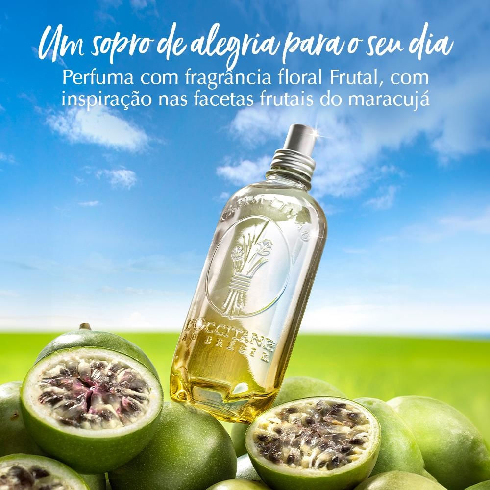 Deo Colônia L'Occitane au Brésil Capim-Limão Maracujá 100ml – miniatura 3