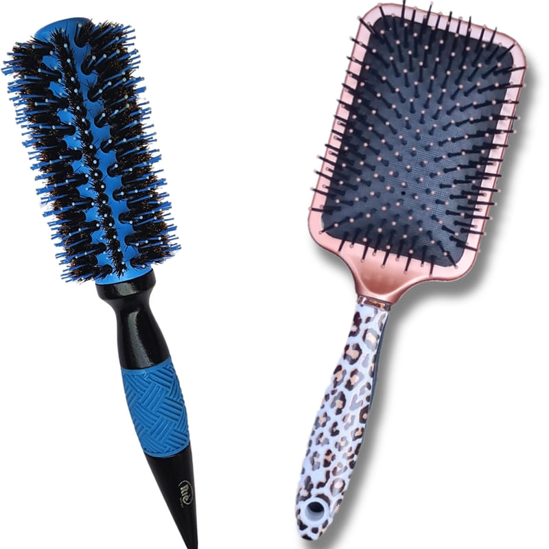 Kit 2 Escova -1   Super 57 Riè Salon-Pro+1 Escova Pure