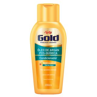 Niely Gold Óleo de Argan Pós Química - Condicionador - 200ml Menor preço em Niely Gold Óleo de Argan Pós Química - Condicionador - 200ml