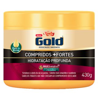 Niely Gold Compridos + Fortes - Máscara de Hidratação Profunda Menor preço em Niely Gold Compridos + Fortes - Máscara de Hidratação Profunda