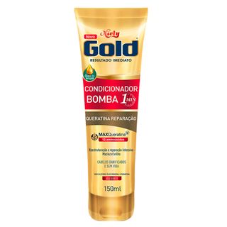 Niely Gold Bomba Queratina - Condicionador Bomba - 150ml Menor preço em Niely Gold Bomba Queratina - Condicionador Bomba - 150ml