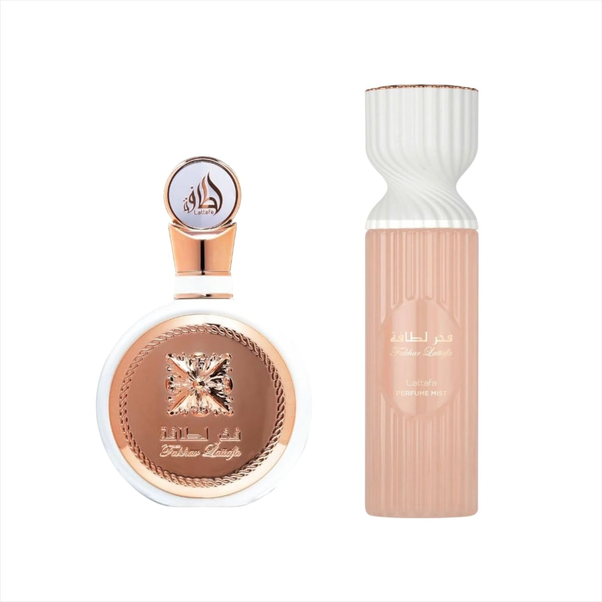 Kit Lattafa Fakhar Rose EDP 100ml+Body Mist Fakhar 250ml