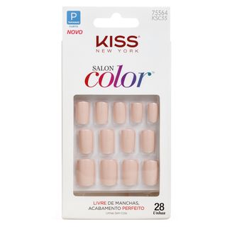 Unhas Postiças Kiss NY -Salon Color Curto - Sweet Girl - 1 Un Menor preço em Unhas Postiças Kiss NY -Salon Color Curto - Sweet Girl - 1 Un