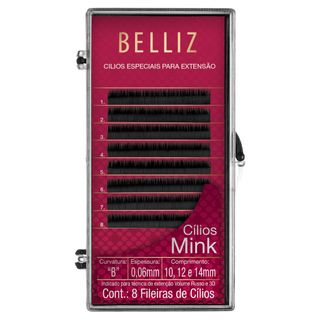 Cílios para Alongamento Belliz - Mink B 006 Mix - 1 Un Menor preço em Cílios para Alongamento Belliz - Mink B 006 Mix - 1 Un