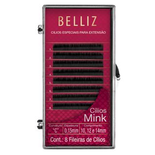 Cílios para Alongamento Belliz - Mink C 015 Mix - 1 Un Menor preço em Cílios para Alongamento Belliz - Mink C 015 Mix - 1 Un