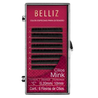 Cílios para Alongamento Belliz - Mink C 020 10mm - 1 Un Menor preço em Cílios para Alongamento Belliz - Mink C 020 10mm - 1 Un