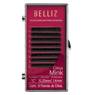 Cílios para Alongamento Belliz - Mink C 020 14mm - 1 Un Menor preço em Cílios para Alongamento Belliz - Mink C 020 14mm - 1 Un