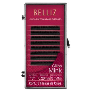 Cílios para Alongamento Belliz - Mink C 020 Mix - 1 Un Menor preço em Cílios para Alongamento Belliz - Mink C 020 Mix - 1 Un