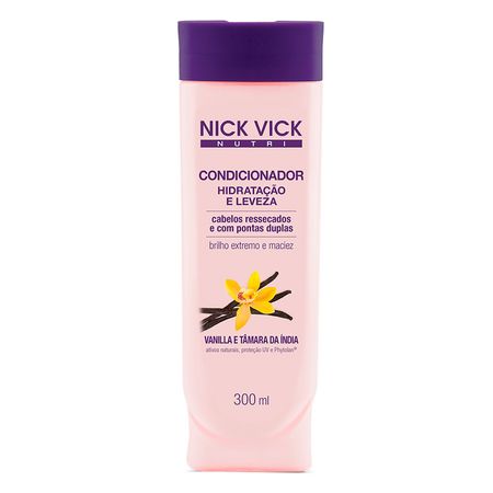 Nick & Vick Nutri-Hair Hidratação e Limpeza - Condicionador Hidratante - 300ml