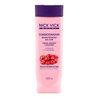 Nick & Vick Nutri-Hair Manutenção da Cor - Condicionador - 300ml Menor preço em Nick & Vick Nutri-Hair Manutenção da Cor - Condicionador - 300ml