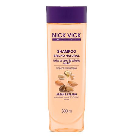 Nick & Vick Nutri-Hair Brilho Natural - Shampoo Iluminador - 300ml