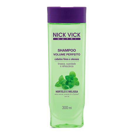 Nick & Vick Nutri-Hair Volume Perfeito - Shampoo Disciplinador - 300ml