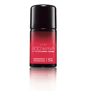 Desodorante Antitranspirante Roll-On Avon 300 Km/h Max Turbo 75ml Menor preço em Desodorante Antitranspirante Roll-On Avon 300 Km/h Max Turbo 75ml