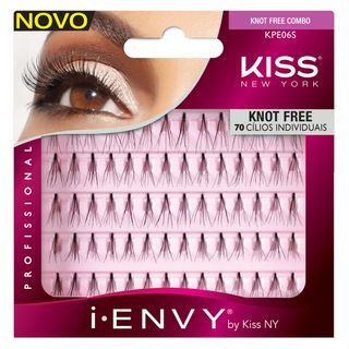 Cílios Postiços Kiss NY - I-Envy Individual Sem Nó
