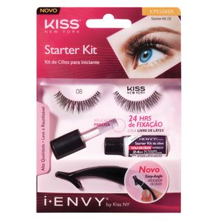 Kit Kiss NY Cílios Postiços para Iniciantes I-Envy Menor preço em Kit Kiss NY Cílios Postiços para Iniciantes I-Envy