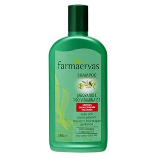 Farmaervas Jaborandi e Pró Vitamina B5 - Shampoo - 320ml Menor preço em Farmaervas Jaborandi e Pró Vitamina B5 - Shampoo - 320ml